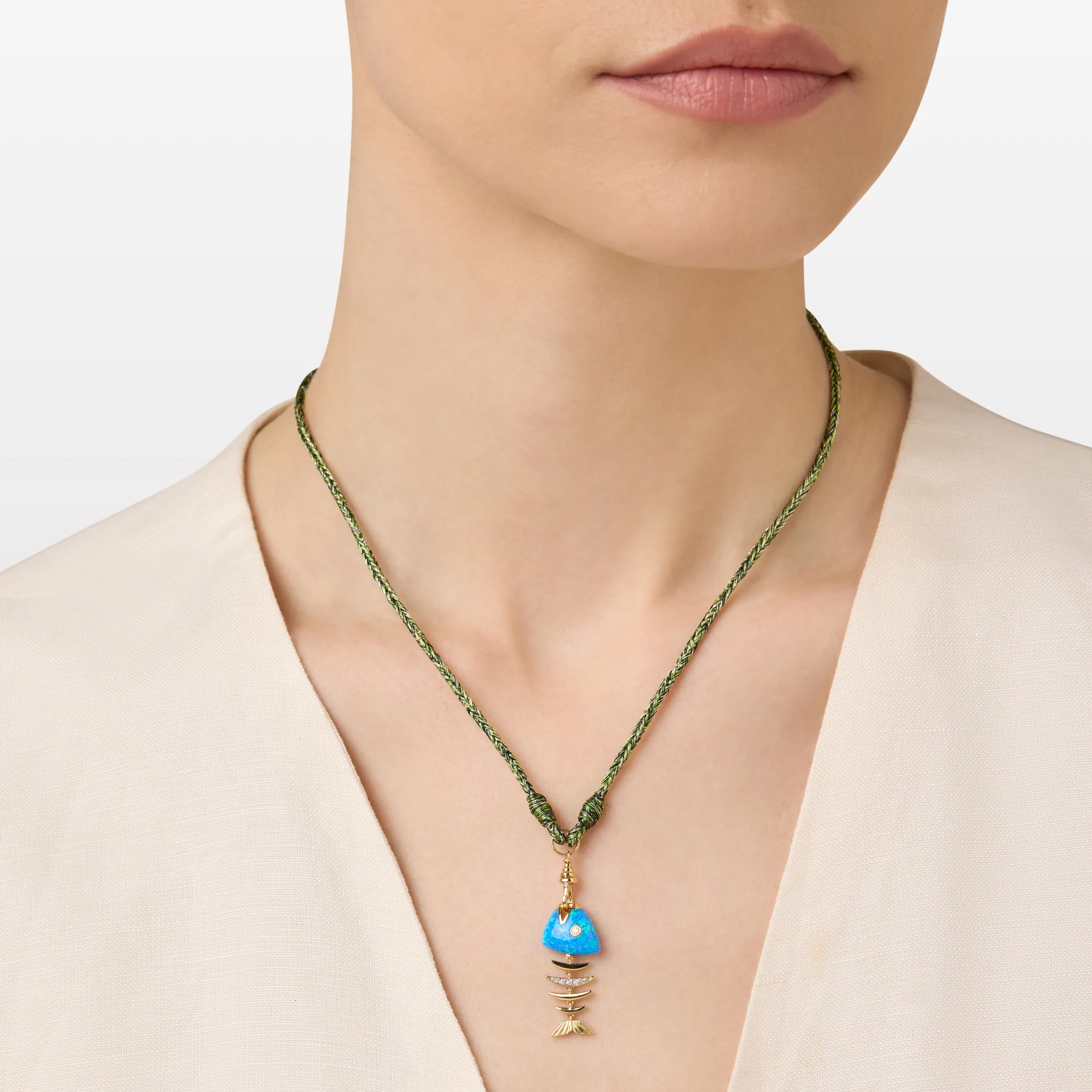 Bedouin Fishbone Adjustable Necklace