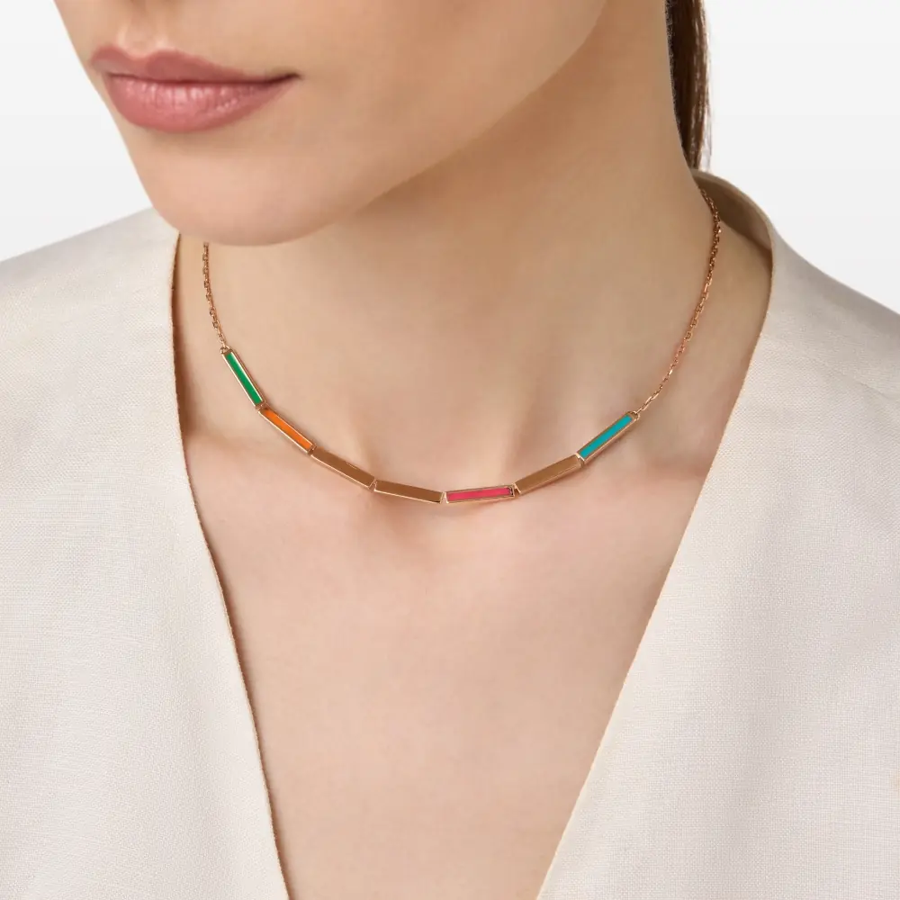 Whatever Diamond Blue Sapphire Necklace