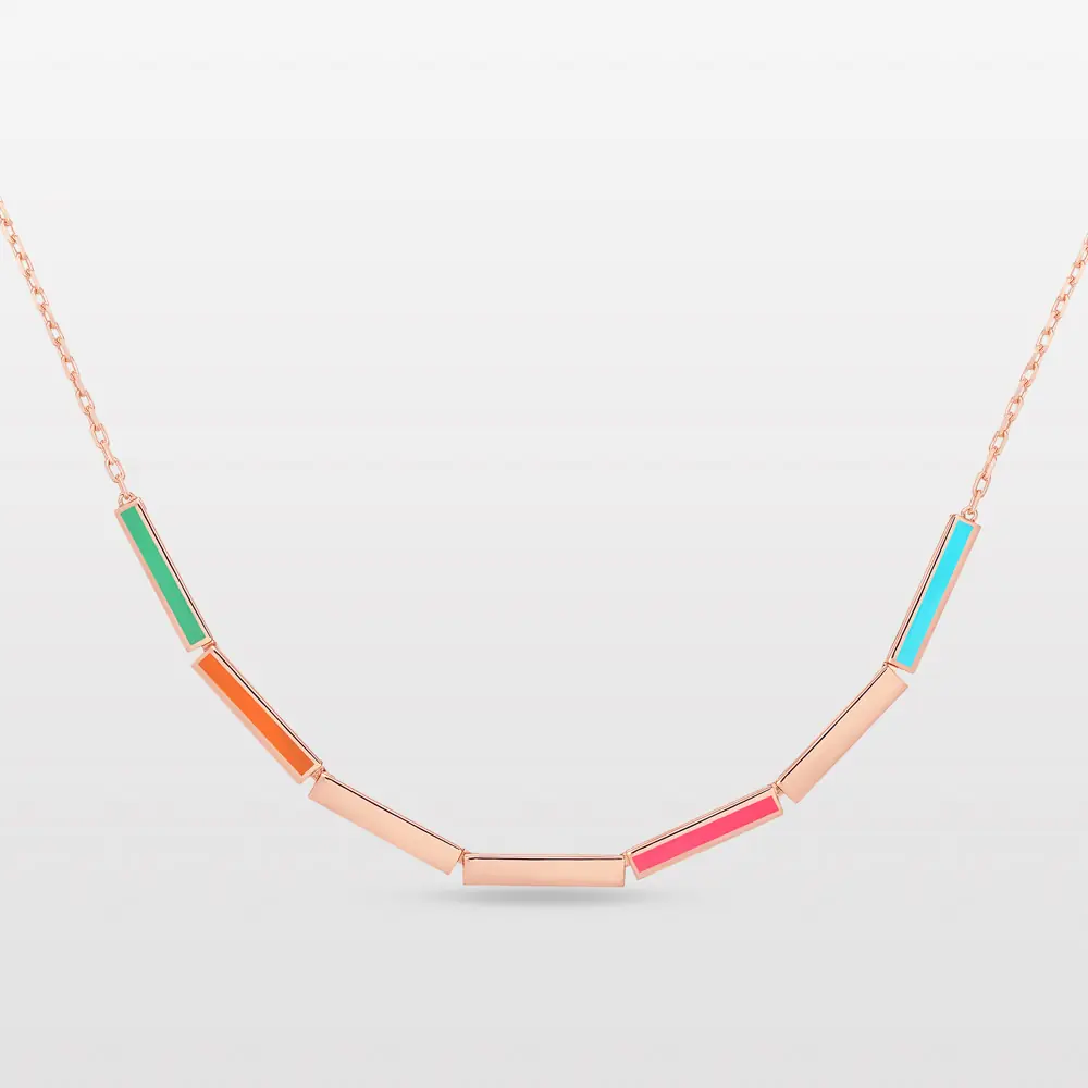 Whatever Diamond Blue Sapphire Necklace