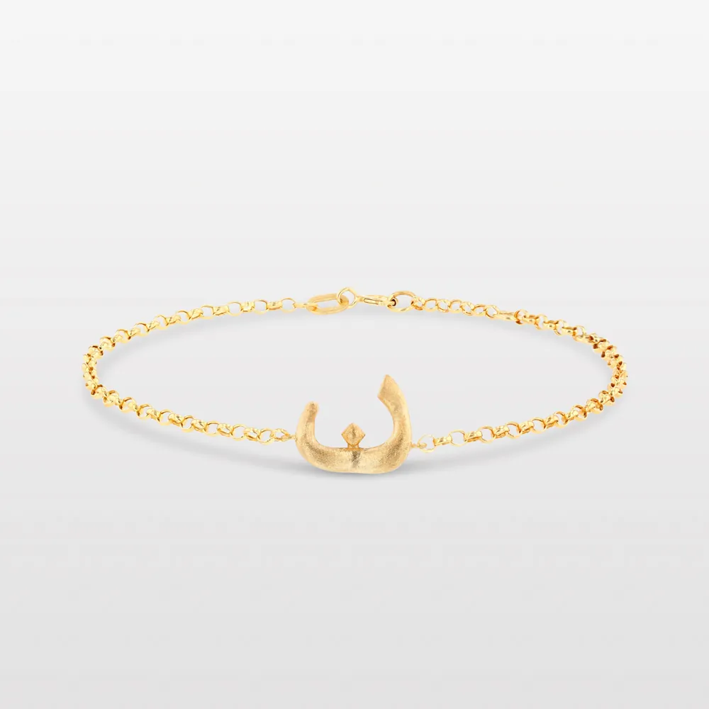 Bedouin Arabic Letter Chain Bracelets