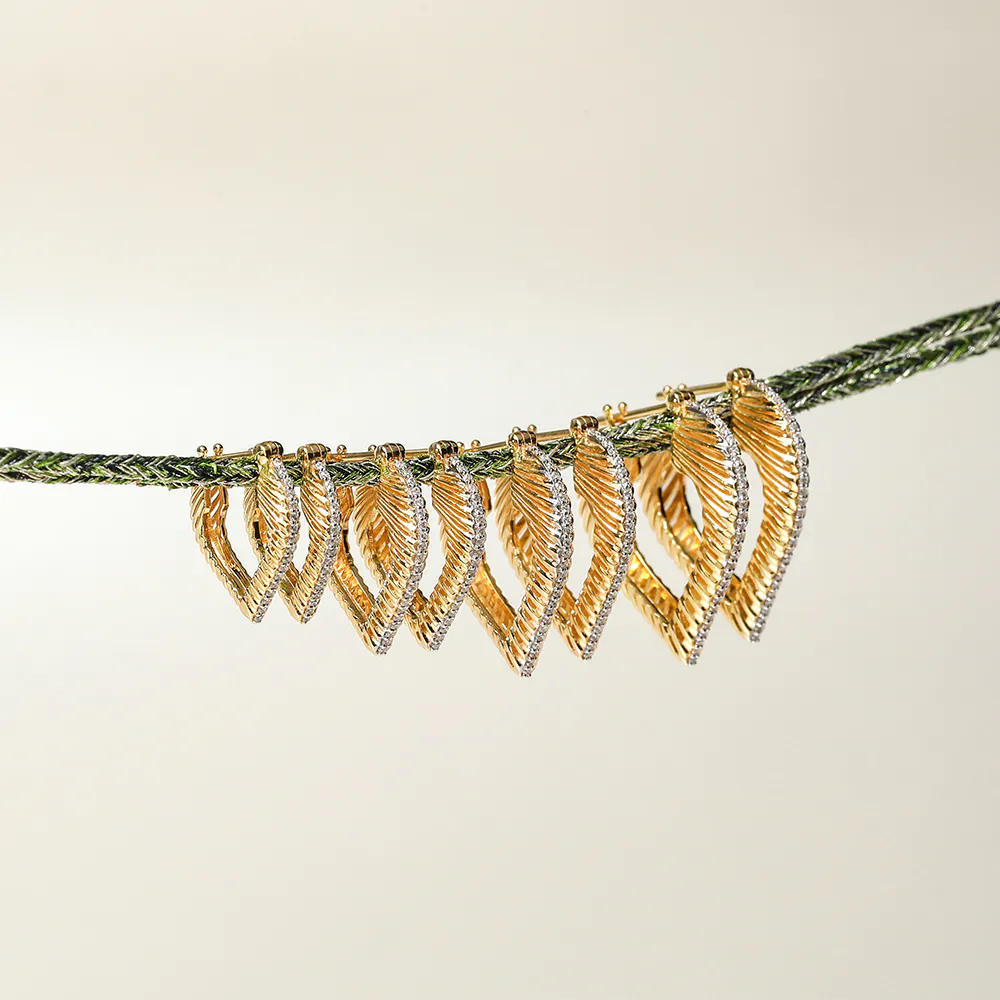 Size 3 Heart Coded Hoops – 19mm