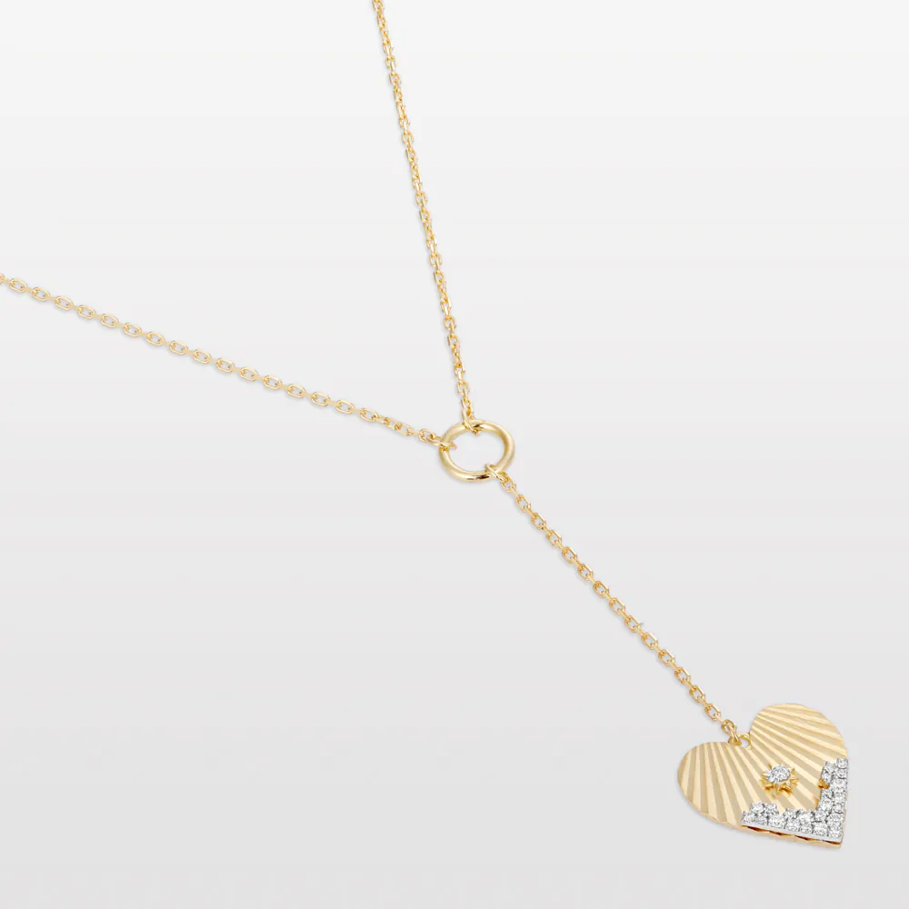 Heart Coded Star Necklace