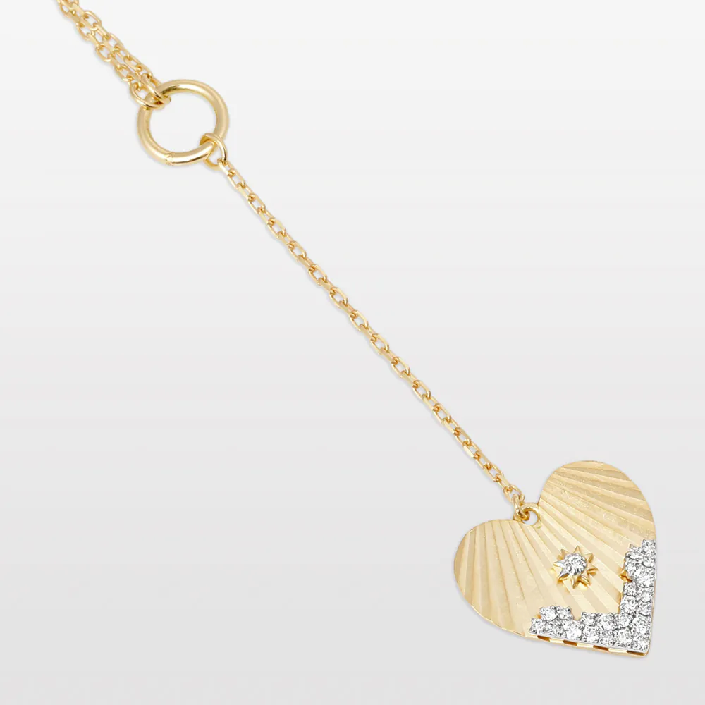 Heart Coded Star Necklace