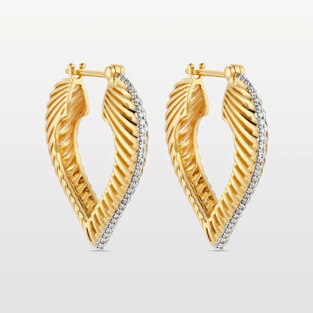 Extra Large Heart Coded Hoops