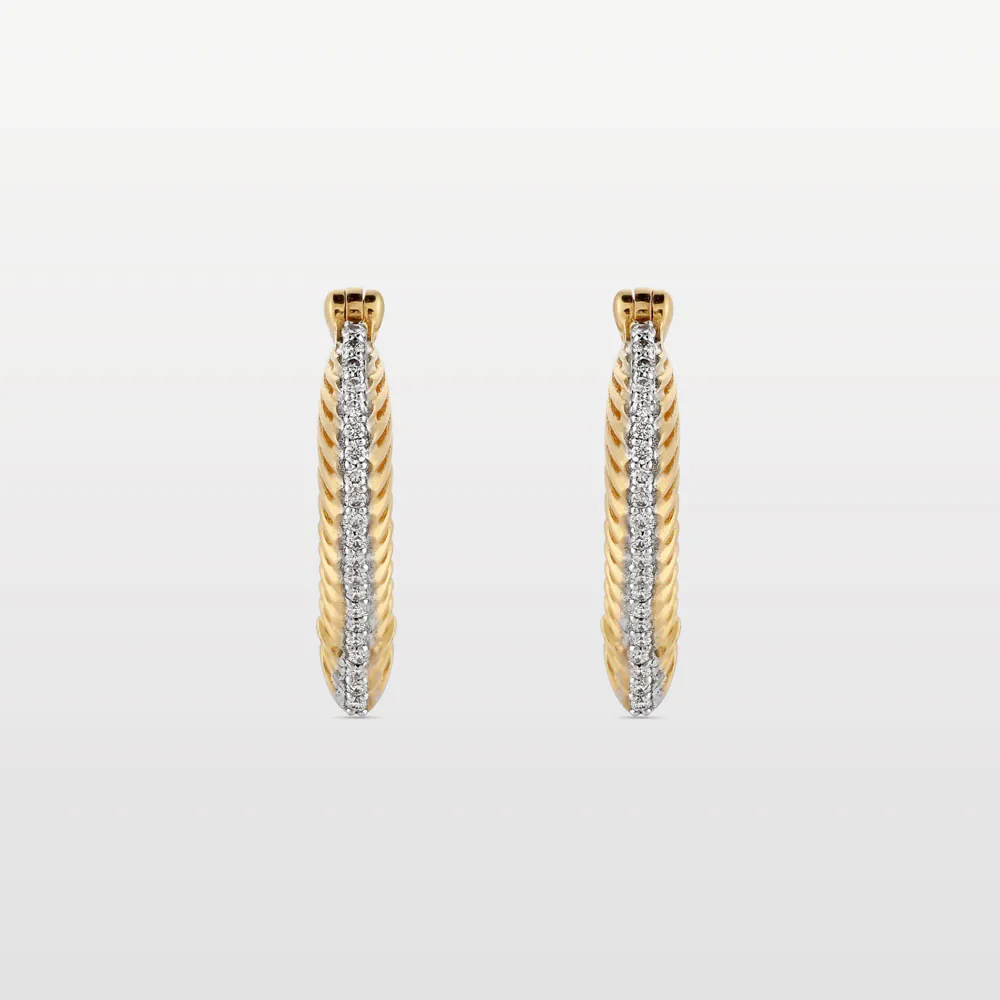 Size 2 Heart Coded Hoops – 16mm