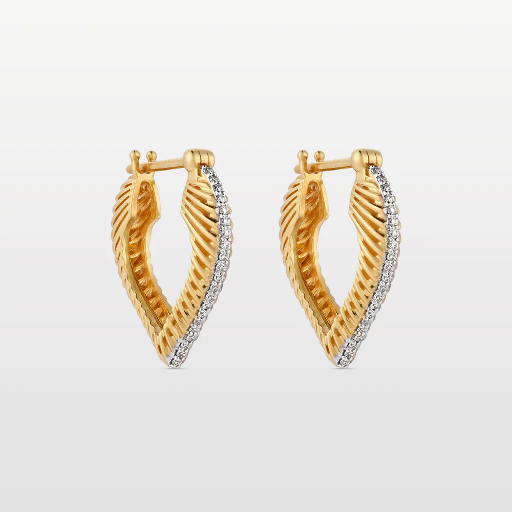 Medium Heart Coded Hoops