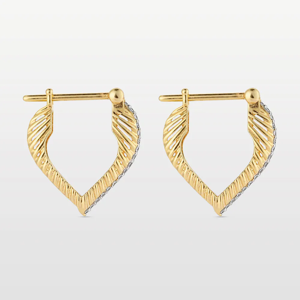 Size 1 Heart Coded Hoops