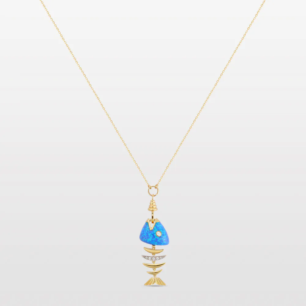 Bedouin Fishbone Chain Necklace