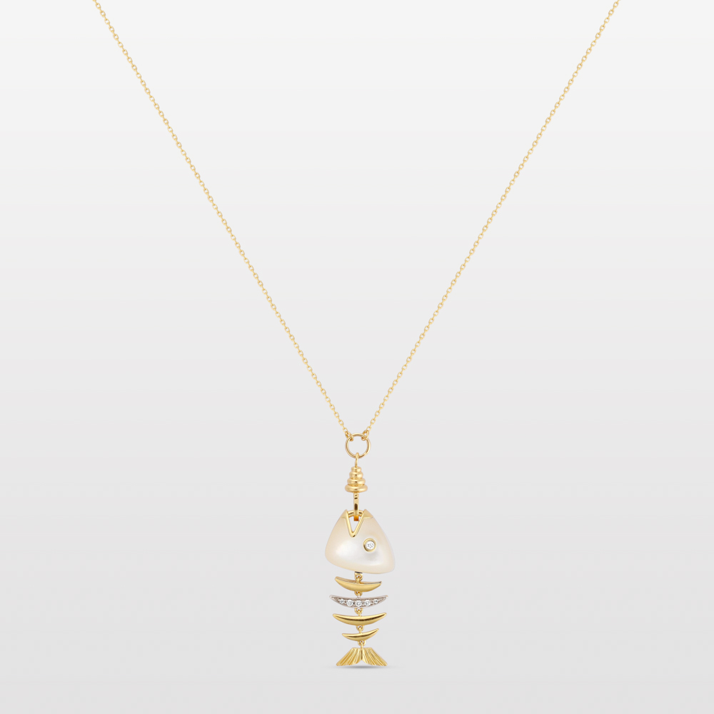 Bedouin Fishbone Chain Necklace