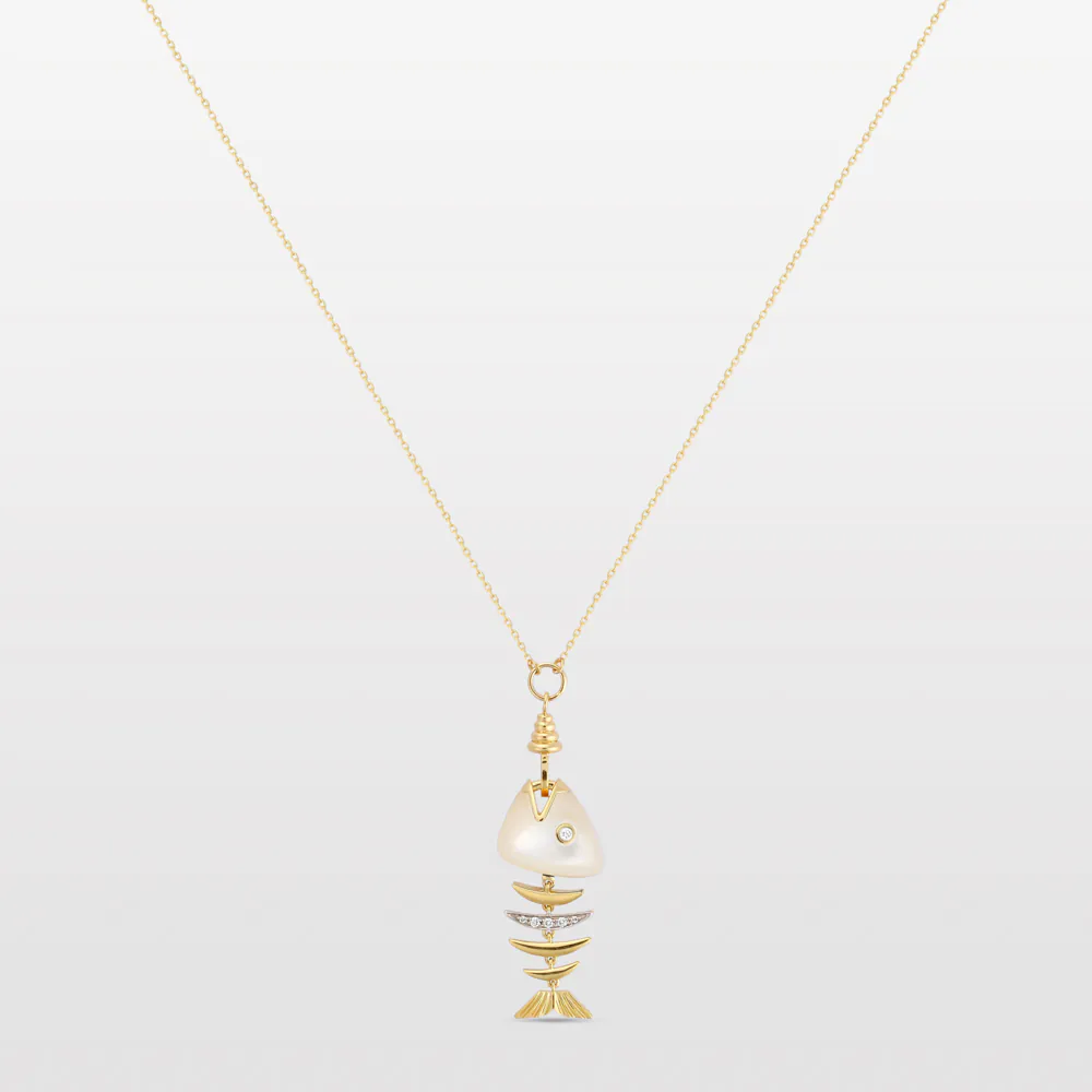 Bedouin Fishbone Chain Necklace