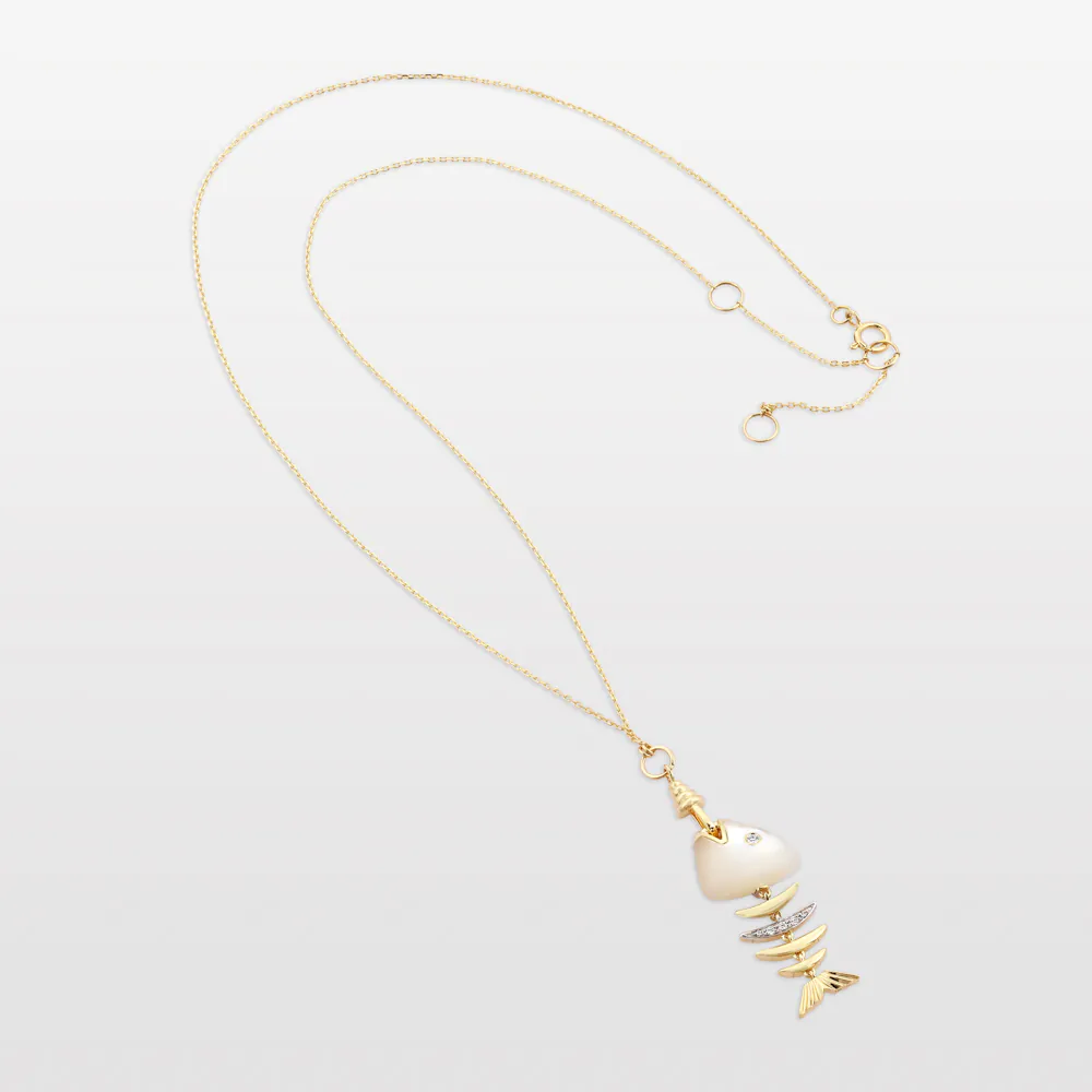 Bedouin Fishbone Chain Necklace