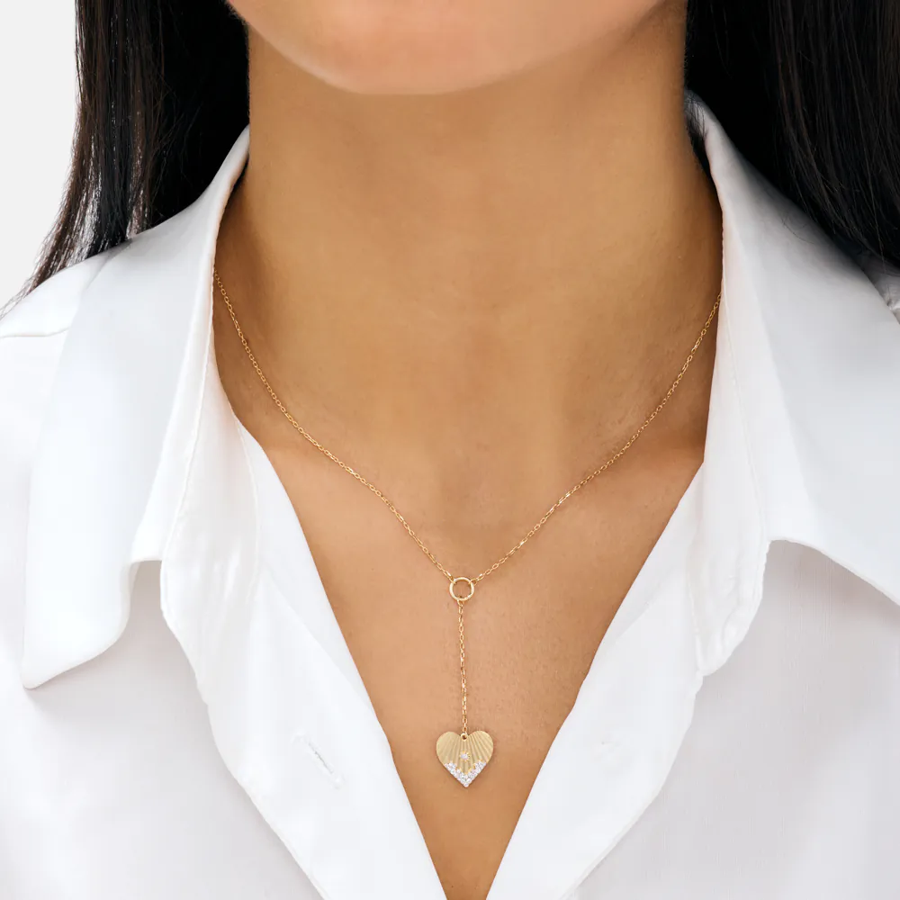 Heart Coded Star Necklace