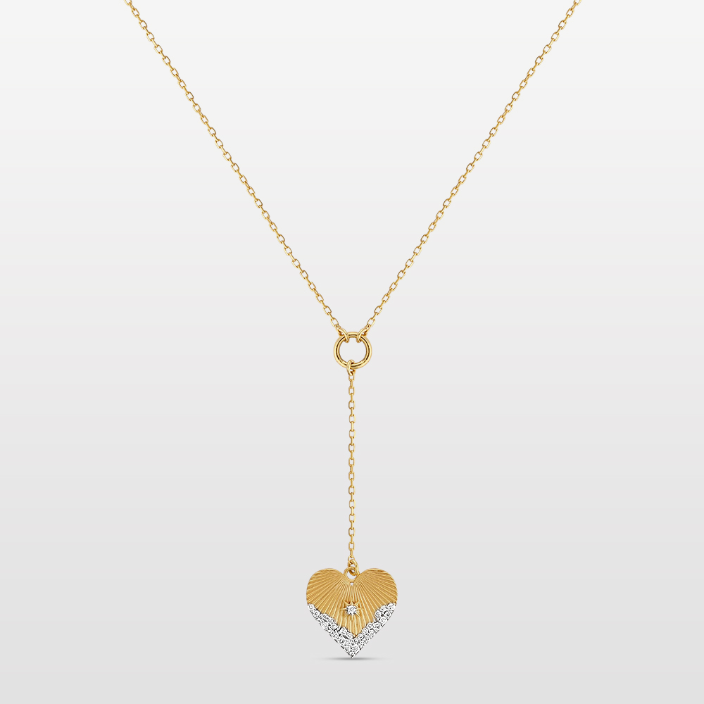 Heart Coded Star Necklace – 1.2cm