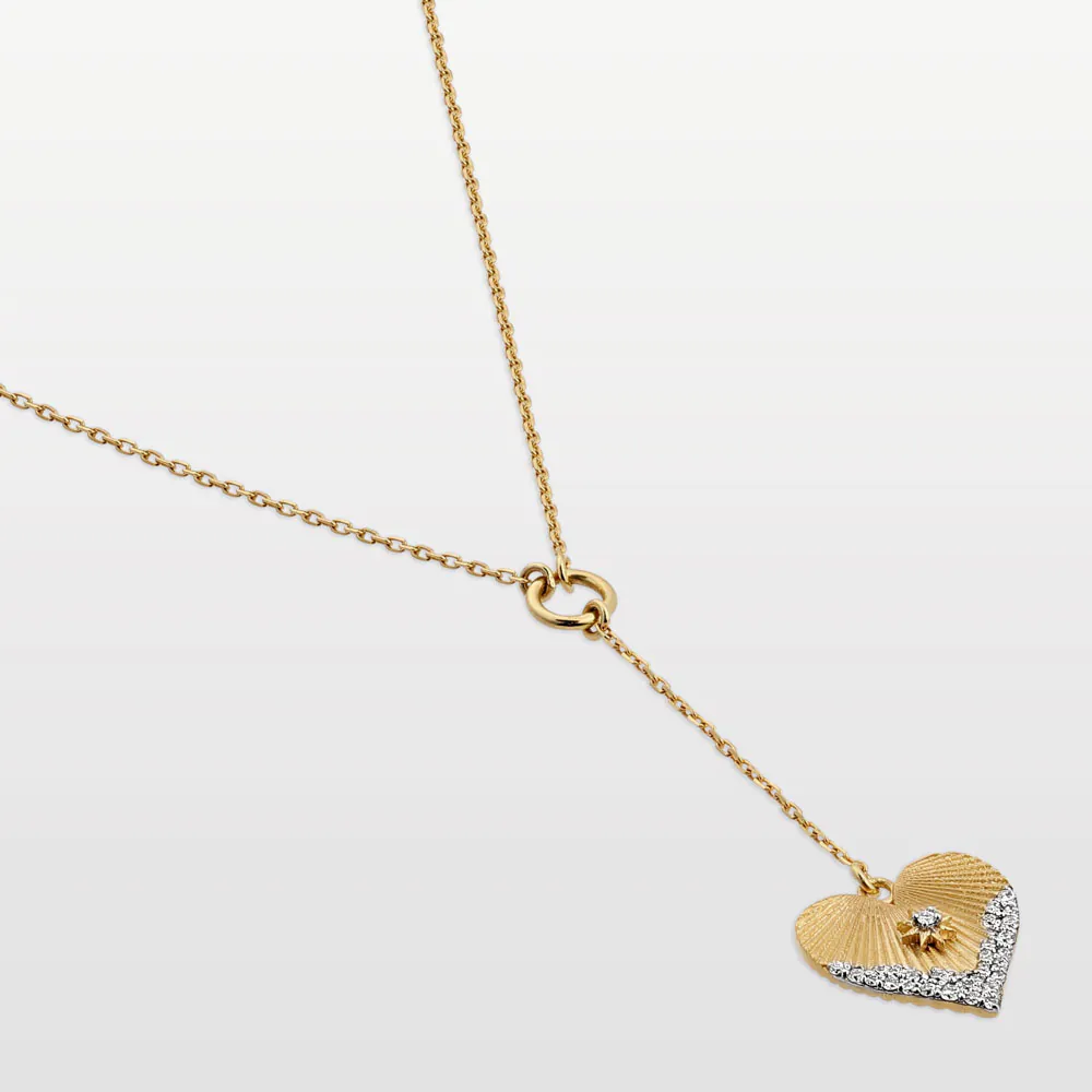 Heart Coded Star Necklace – 1.2cm