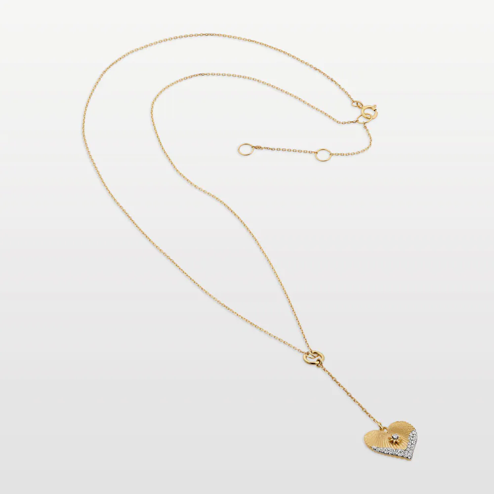 Heart Coded Star Necklace – 1.2cm